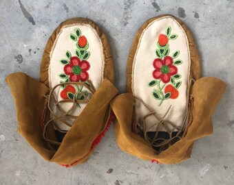 felt moccasins