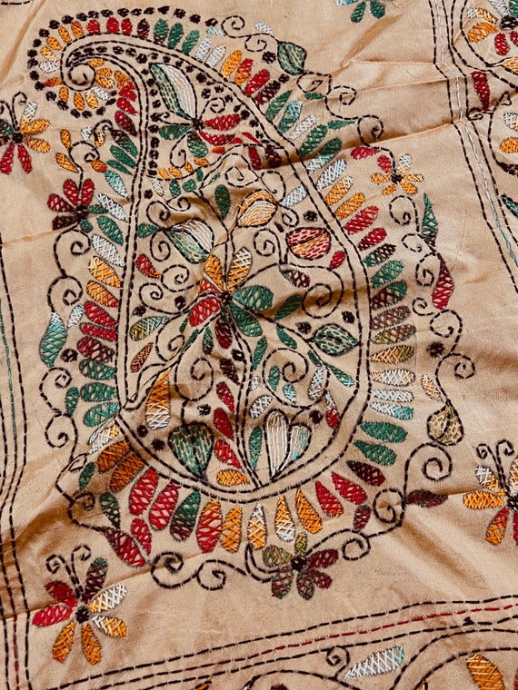 Kantha silk saree cheap