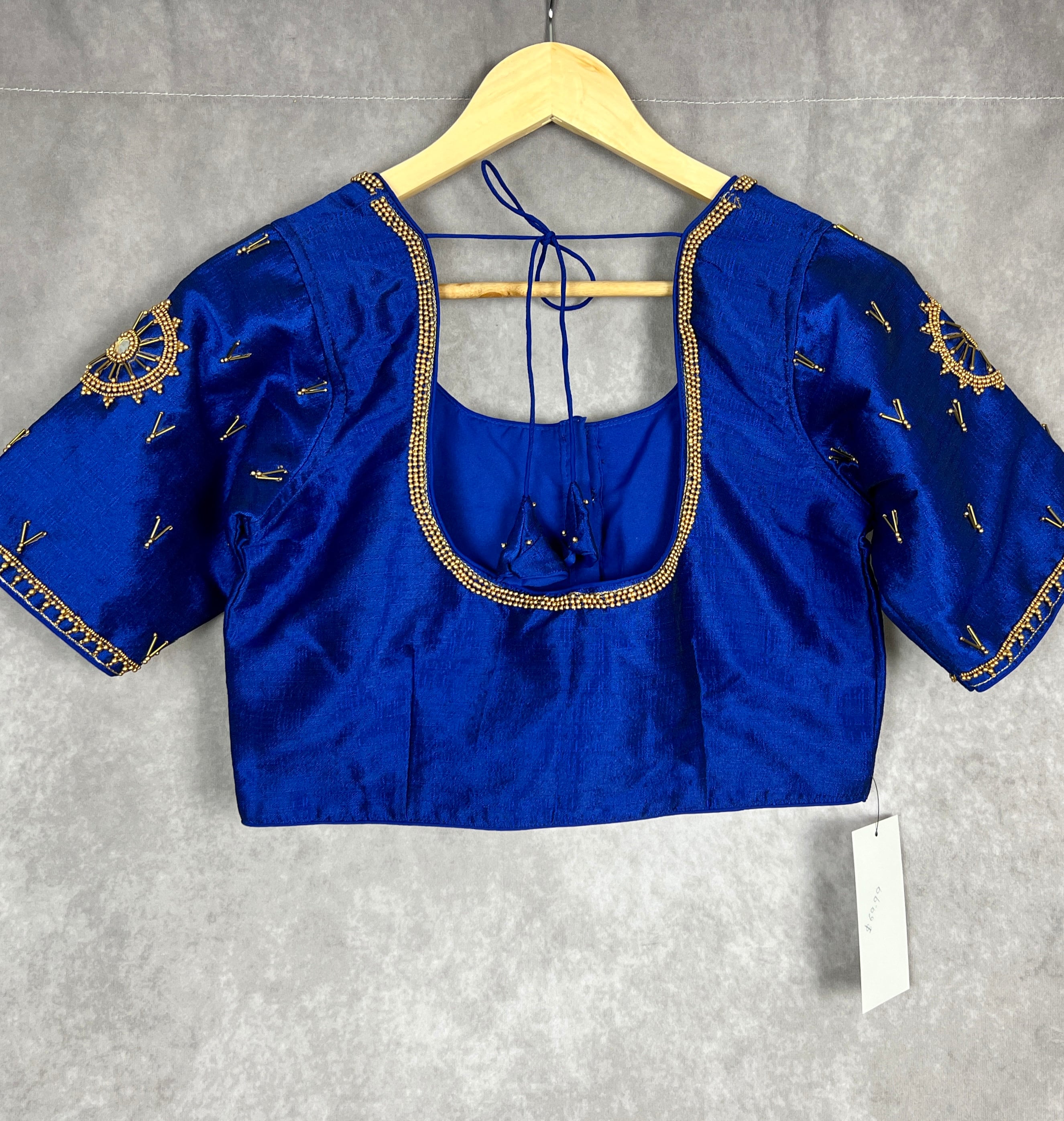 Cotton Royal Blue Blouse With Saree Shapewear at Rs 255/piece in