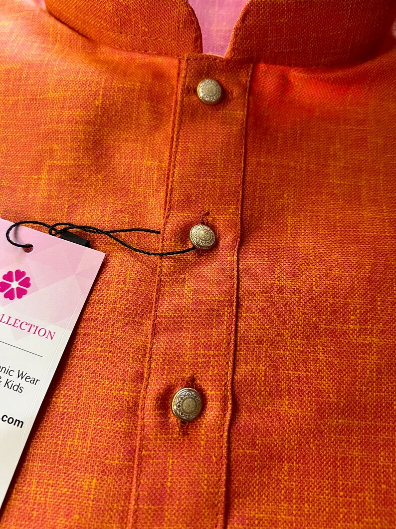 Apricot Color With Tint of Yellow Premium Pure Cotton Kurta Etsy