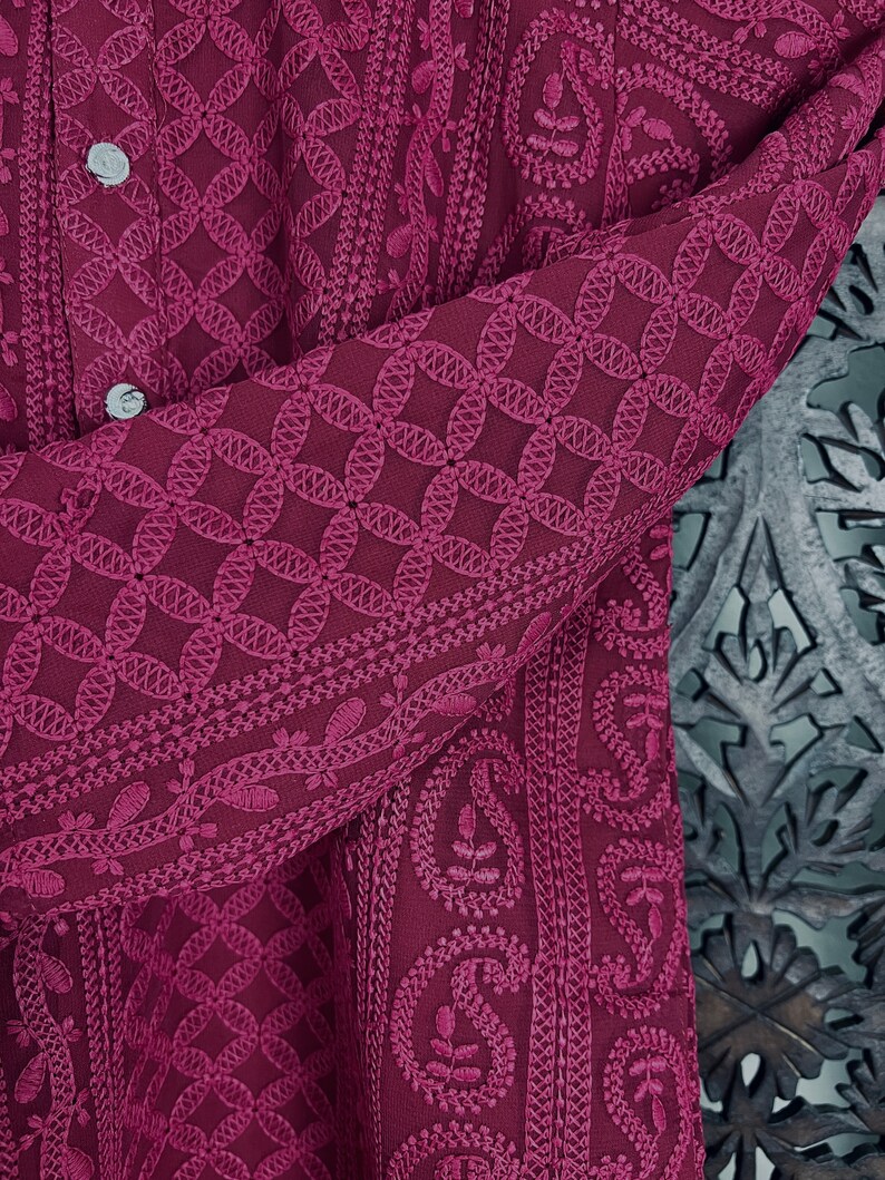 Wine Color Kurta Pajama 2pcs Set for Boys in Etsy