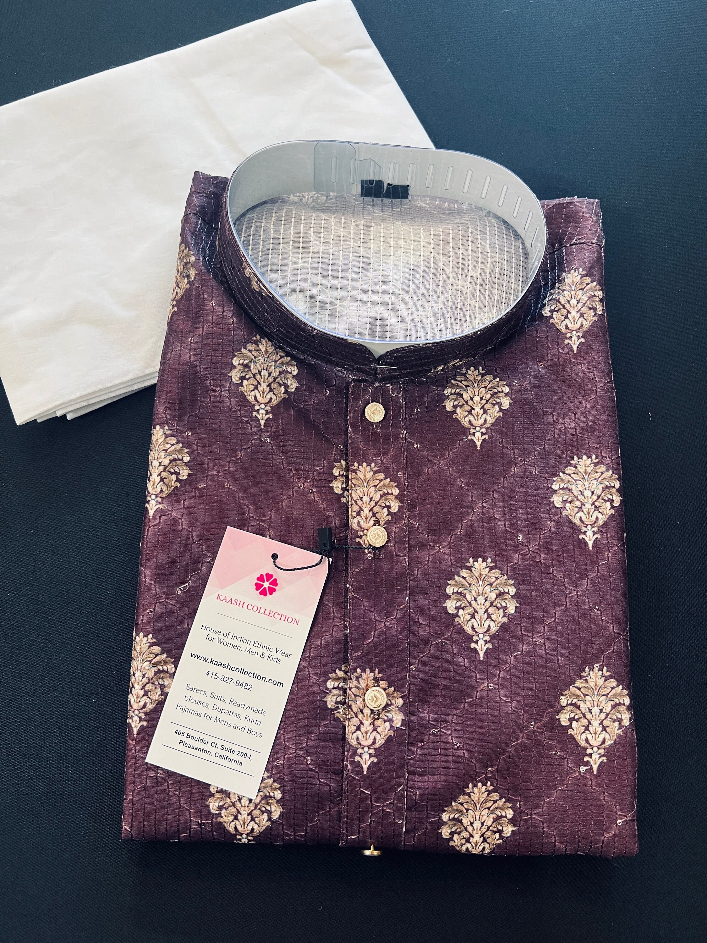 Eggplant Purple Designer Kurta With Floral Digital Print in Soft Butter Silk With Thread and Sequence Work Mens Ethnic Wear Etsy UK