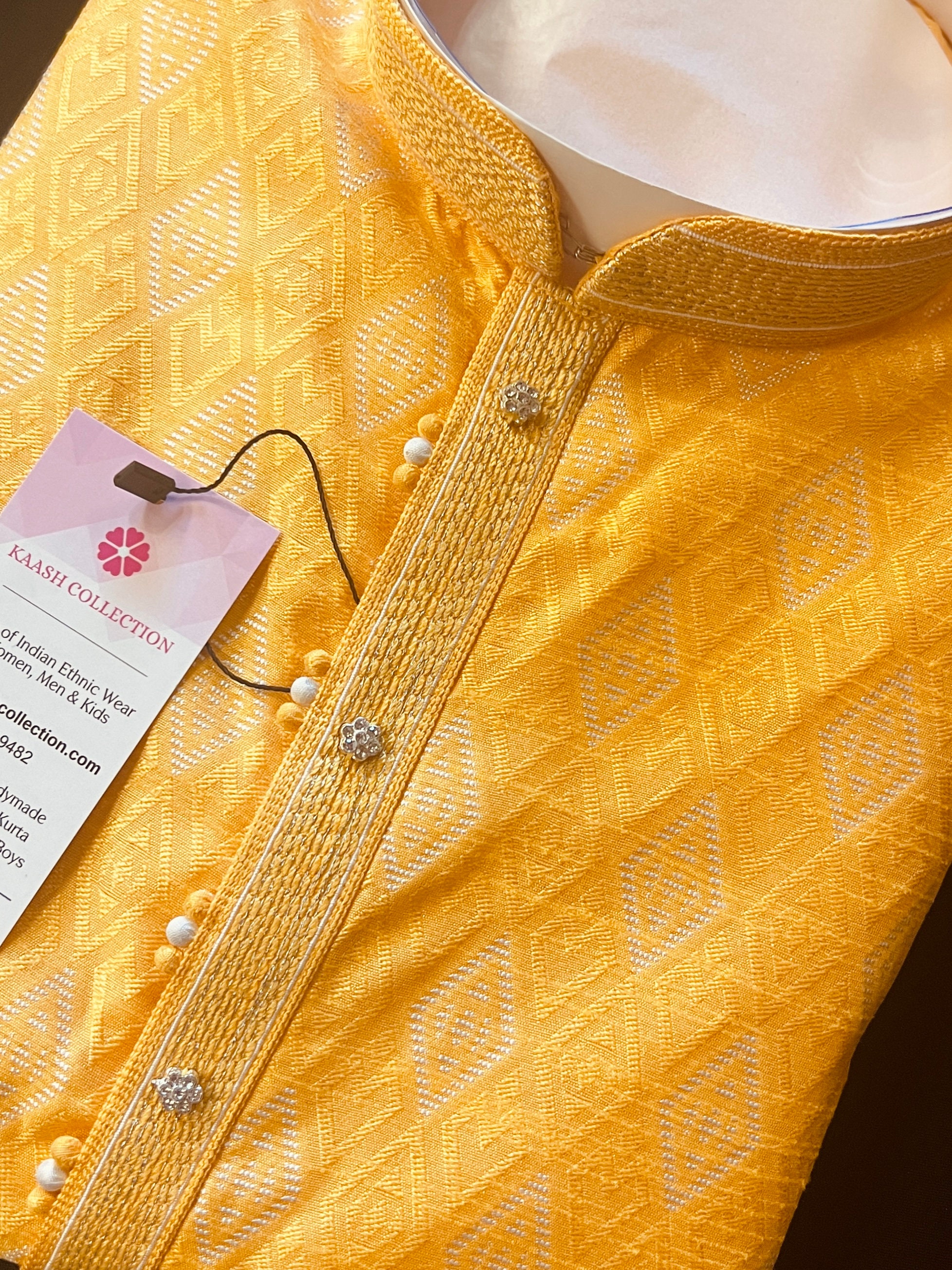 Size 38 Yellow Color Silk Men Kurta Pajama With Weave Work Kurta Pajama Set in USA Kurta for Haldi Ceremony Haldi Kurtas Etsy Canada