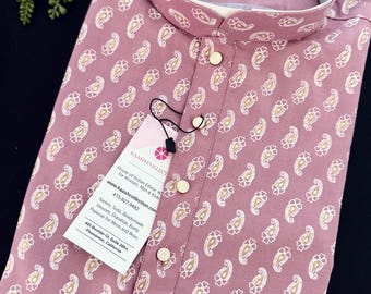 Lilac Cotton Kurta Pajama Set | Men's Festival Outfit