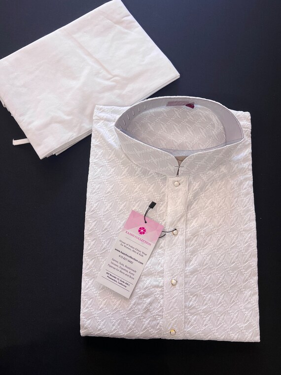 Paper cotton kurta pajama hotsell