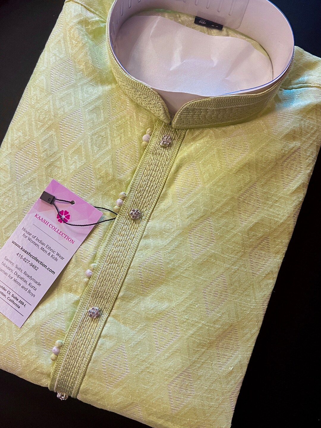 Bin Musab Raw Silk Formal Men Kurta Pajama -  BM-000004 DeepSap Cream main image 0