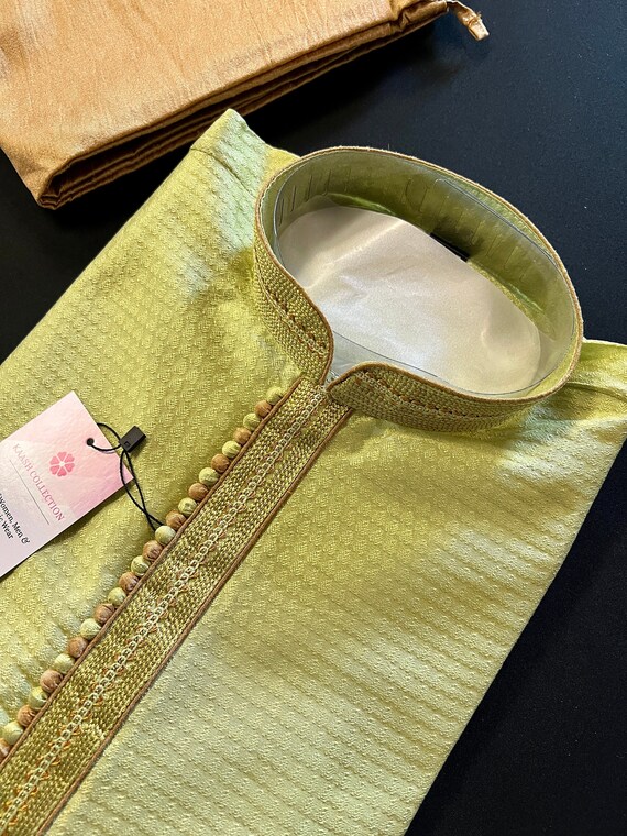Parrot Green Color Men Kurta Pajama Mens Ethnic Wear Men | Etsy