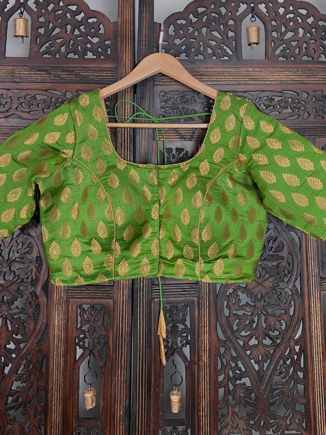 parrot colour blouse
