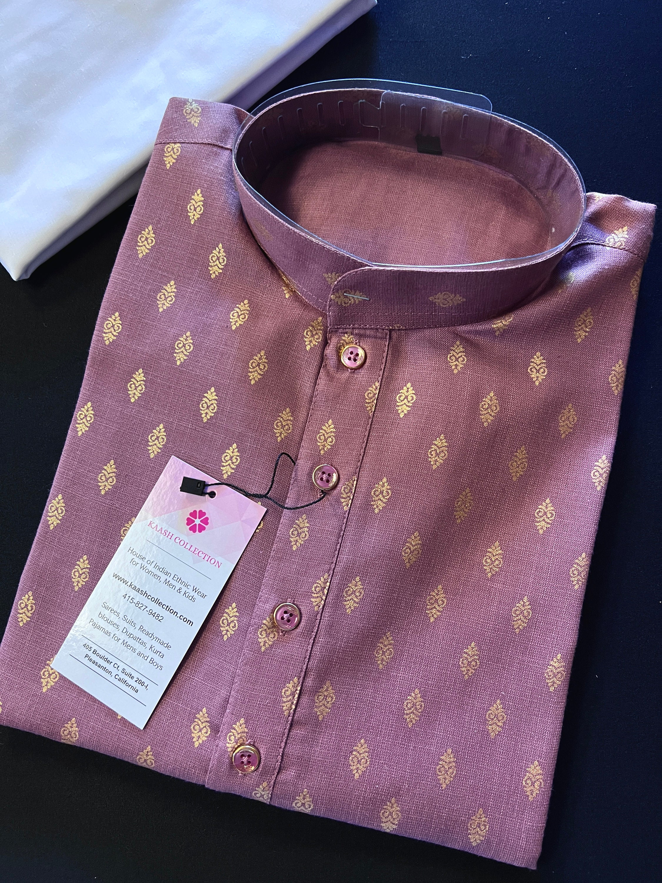 Lavender Color Premium Pure Cotton Kurta Pajama Set for Men - Etsy
