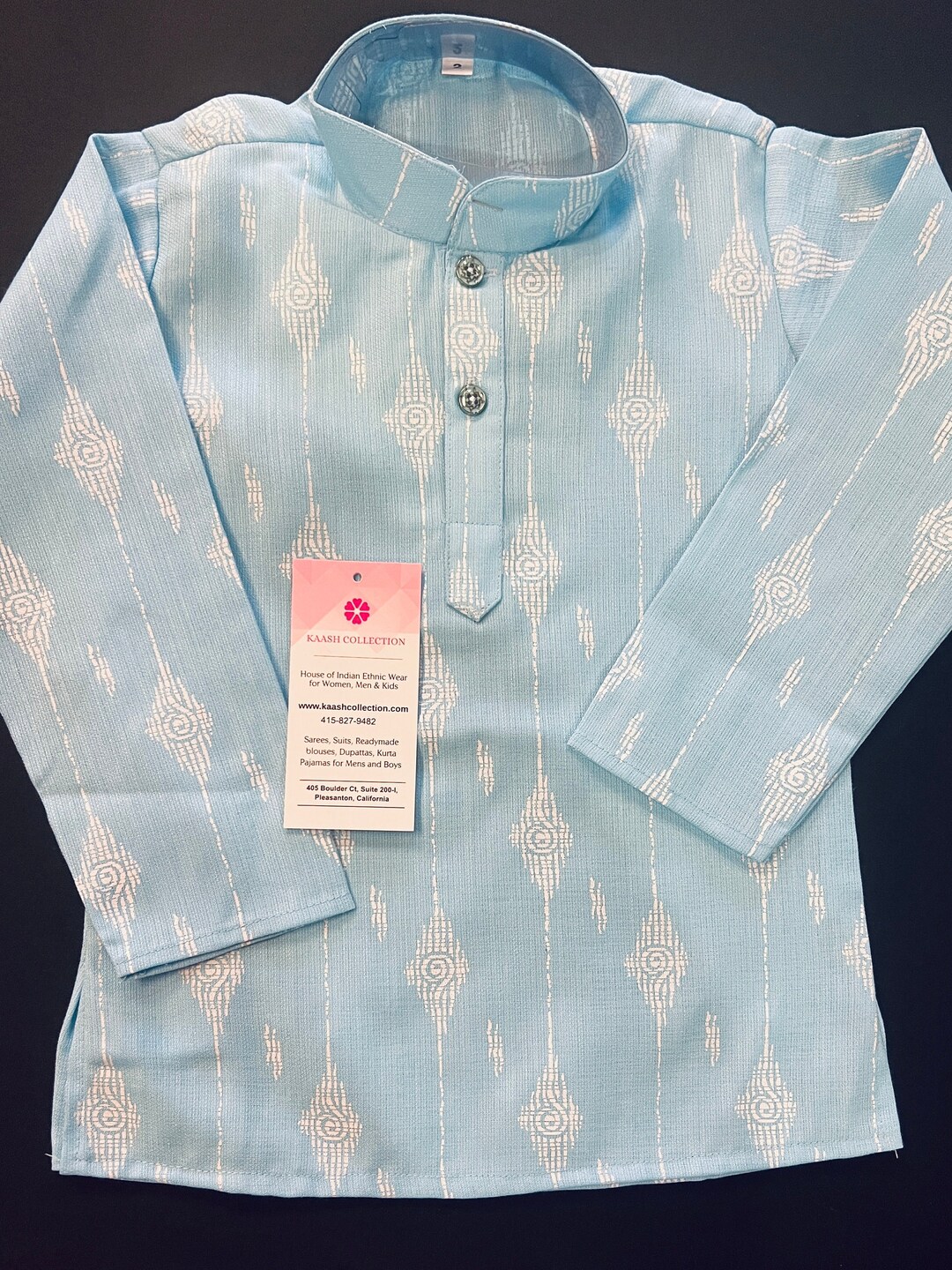 Babyhug Cotton Woven Full Sleeves Kurta and Dhoti Set Floral Print - Navy Blue main image 0