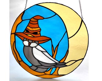 Stained Glass Suncatcher Harry Potter Sorting Hat Window Hangings Harry Potter Wall Decor