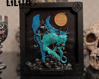 Astaroth Wooden Icon for Appealing to Astaroth - Ars Goetia