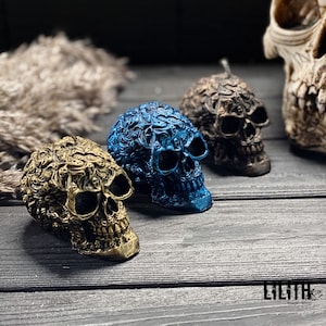 Skull Beeswax Ritual Candle