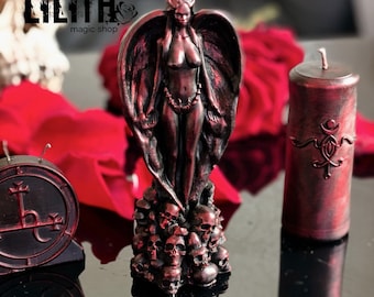 Set of 3 Lilith Beeswax Ritual Candles