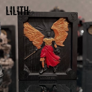 Lucifer Wooden Icon for Appealing to Lucifer