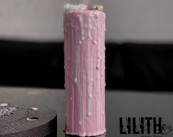 Love Attraction Ritual Intention Candle with Herbs and dōTERRA Essential Oils
