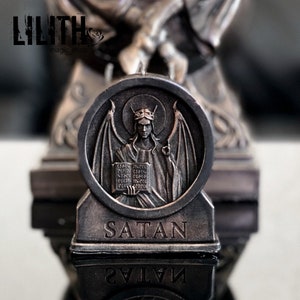 Satan Beeswax Ritual Candle for Appealing to Satan or Strengthening Black Magic Spells