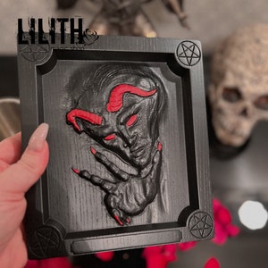 Helper Demon Wooden Icon
