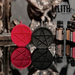 Pentagram Beeswax Ritual Candle with dōTERRA Essential Oils