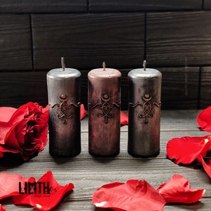 Lilith Altar Beeswax Ritual Candle