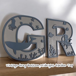 Sea Animal Wooden Letters: Personalized Nursery Name Sign afbeelding 5
