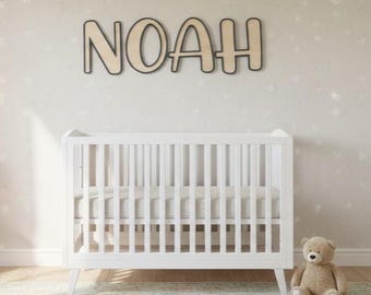Simple Wooden Letters: Personalized Nursery Name Sign