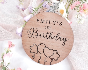My First Birthday Plaque - Babys 1st Birthday - Social Media Photo Props - Cake Smash - Personalised