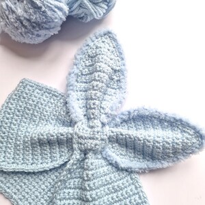 Crochet Pattern Baby/Childs Bunny Ear Warmer. Baby/Child Easter Bunny Crochet Pattern Ear Warmer Headband. image 6