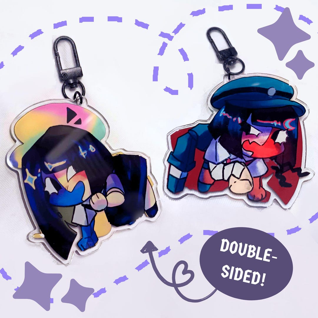 Dream BBQ Ena Double-sided 7cm Keychain - Etsy