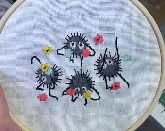 Do It Yourself - soot embroidery stick and stitch or kit