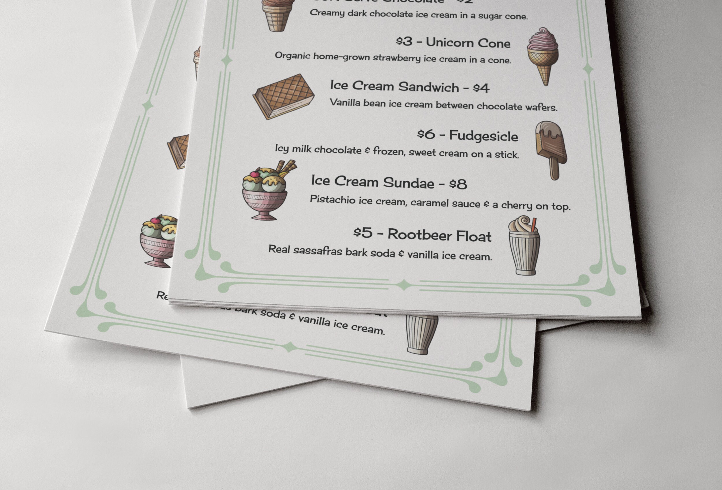This Pretend Play Restaurant Menu is A Fun Addition to Any Child's ...