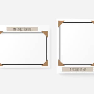 Selbstporträt des Kindes | Alles über mich Arbeitsblatt | Frühes Lernen | Malvorlage | Printable Kind Aktivität | Montessori | Waldorf | Heimatschule