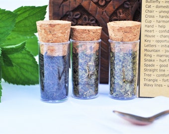 Tea Leaf Reading Spell Box REFILL KIT - Divination Kit - Tasseography - Tea Leaf Reading Guide - Psychic Reading - Wiccan Pagan Gift