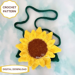 Sunflower Crossbody Bag CROCHET PATTERN