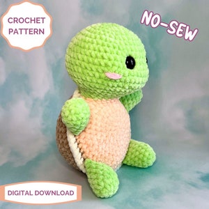 NO-SEW Turtle Plush Crochet PATTERN