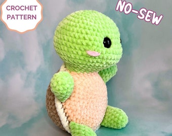 NO-SEW Turtle Plush Crochet PATTERN