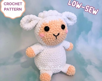 LOW-SEW Sheep Plush Crochet PATTERN