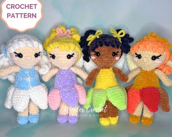 Fairy Plush Crochet PATTERN - Amigurumi