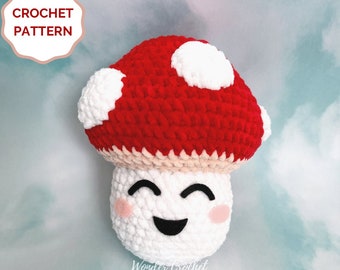 Virkmönster med svampplysch - Amigurumi