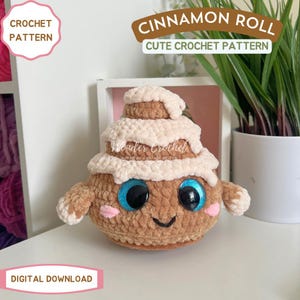 Cinnamon Roll Crochet Pattern – Amigurumi PDF, Dessert Plush, Instant ...