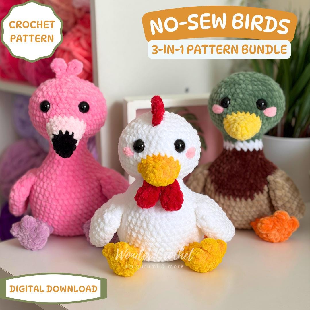 鳥のかぎ針編みキット - Etsy 日本