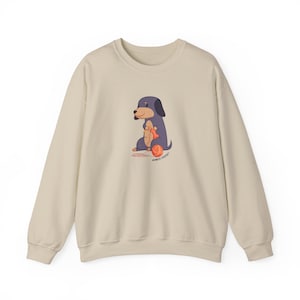 Crocheting Dog Unisex Heavy Blend™ Crewneck Sweatshirt