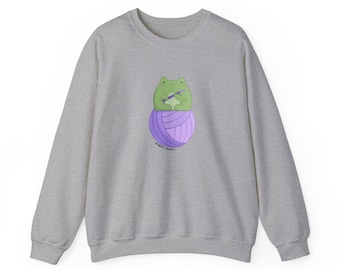 Yarn Frog Unisex Heavy Blend™ sweatshirt met ronde hals