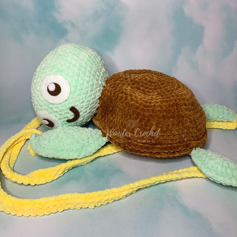 Sea Turtle Backpack Crochet PATTERN Amigurumi Etsy
