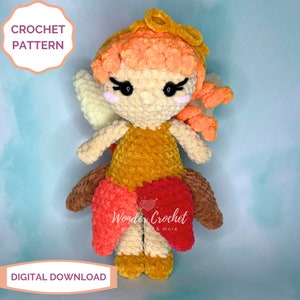 Fairy Plush Crochet PATTERN Amigurumi image 4