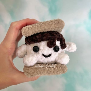 MINI S'mores Plush Crochet PATTERN Amigurumi image 3