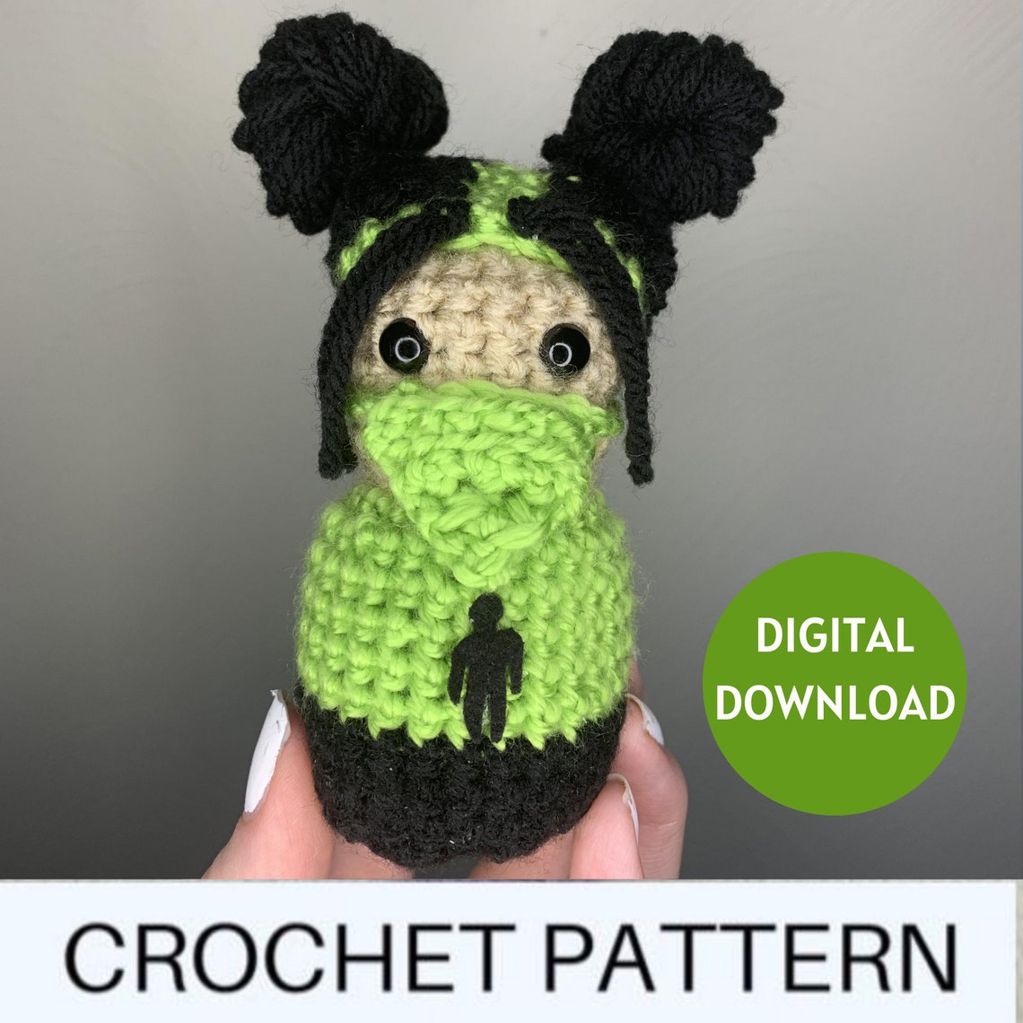 Billie Eilish Crochet PATTERN Amigurumi Instant Pdf Etsy