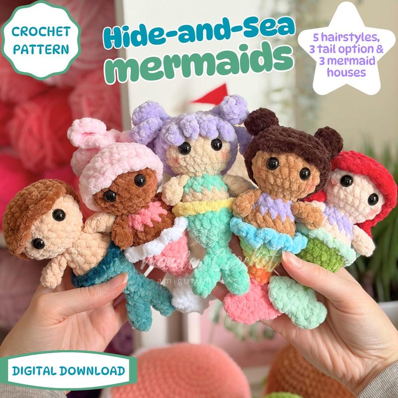 A Doll Mermaid Pattern - Etsy