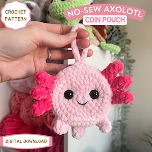 No-Sew Axolotl Häkelanleitung (PDF-Download).