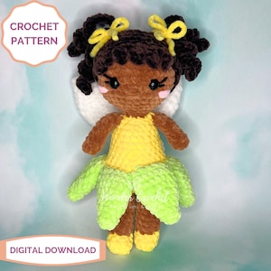 Fairy Plush Crochet PATTERN Amigurumi image 5